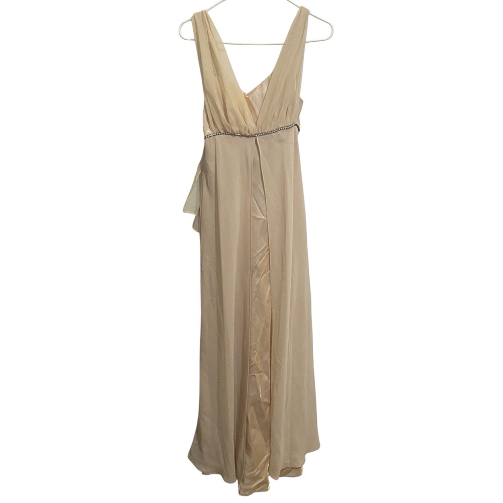 Chic Cream Sleeveless Prom Dress